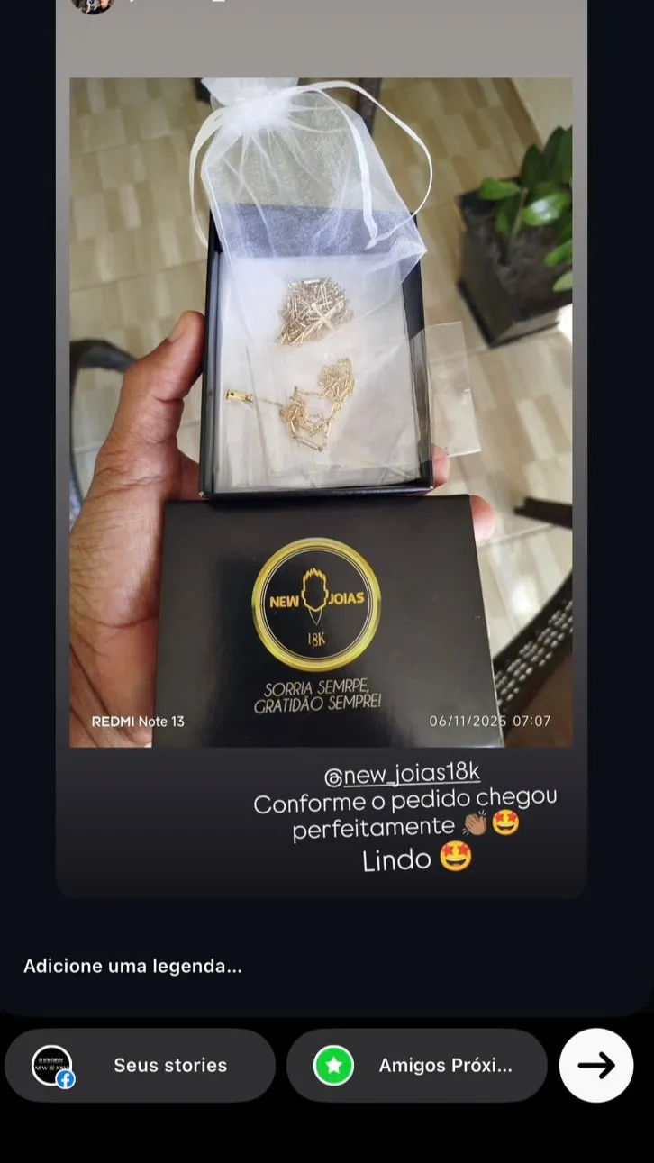 Feedback Cliente New Joias