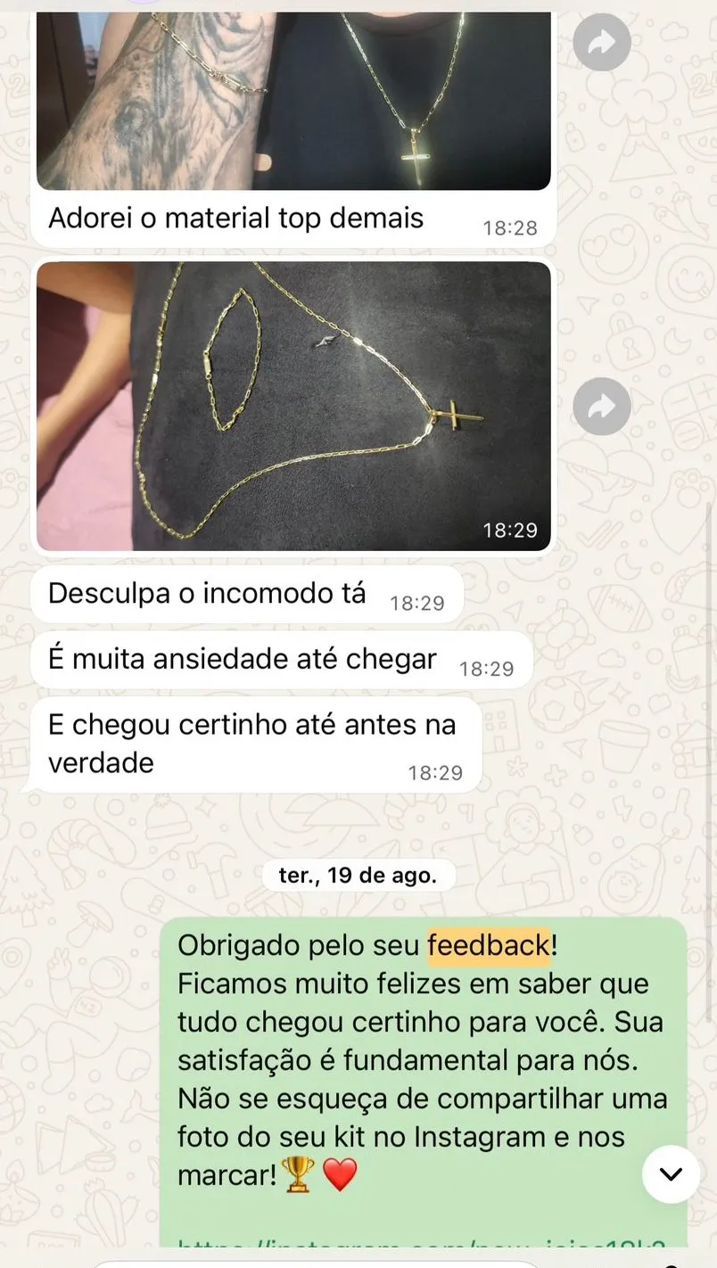 Feedback Cliente New Joias